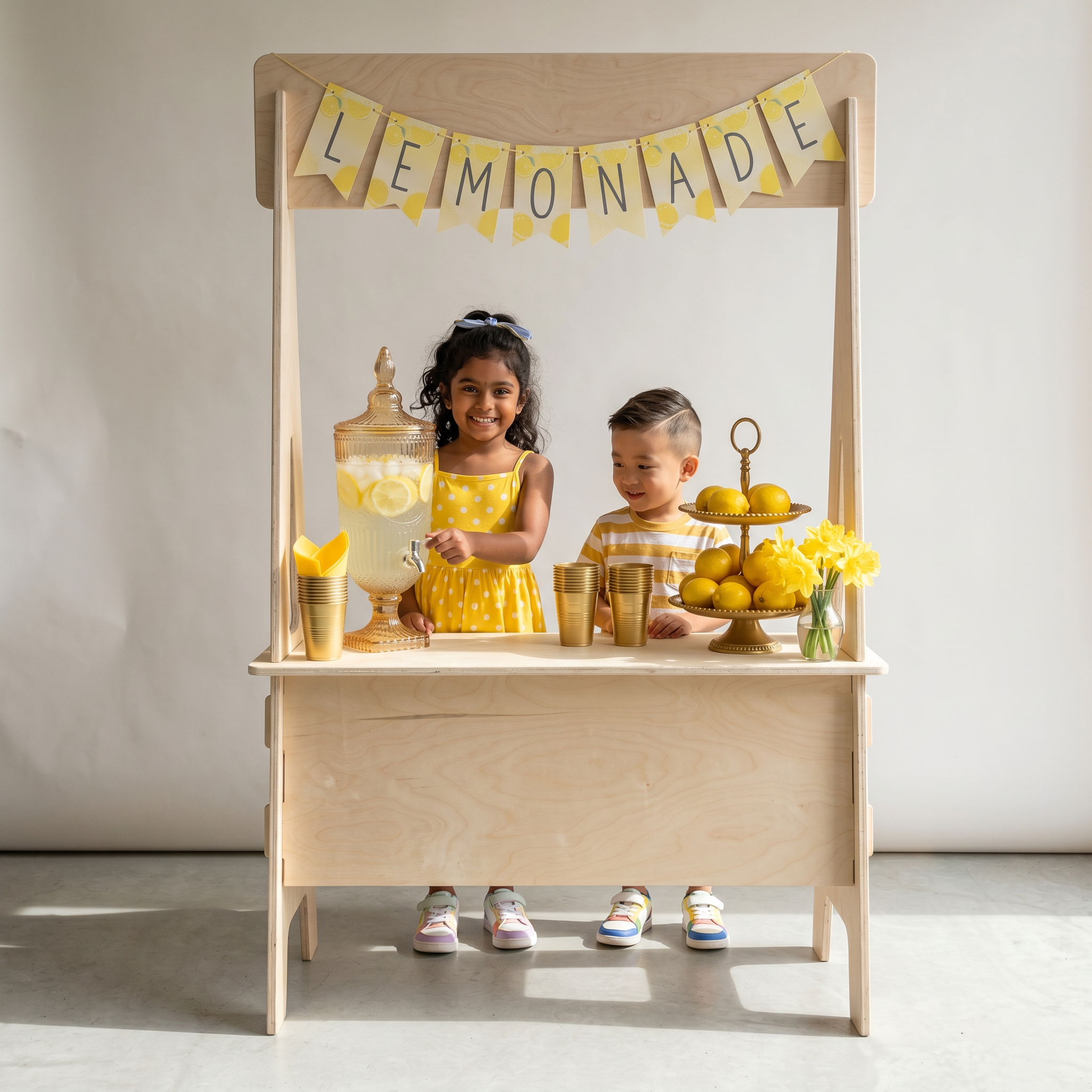 Plywood Lemonade Stand Playset